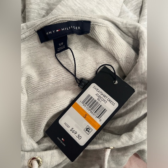 TOMMY HILFIGHER sweatshirt grey dress/size S - Picture 12 of 13